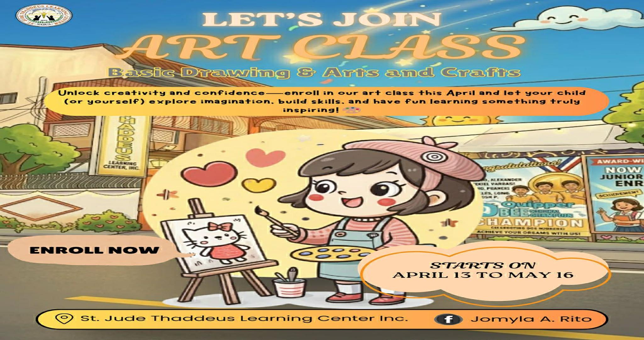 LET’S JOIN ART CLASS!